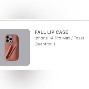 Rhode iPhone 14 Pro Max Case in Toast